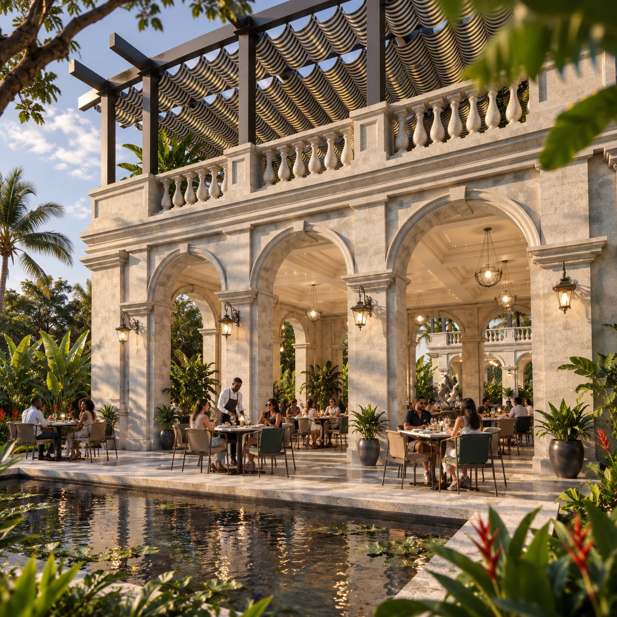 Italian Restaurant · Akra — Restoran mimarisi ve iç mimari — proje görseli 6