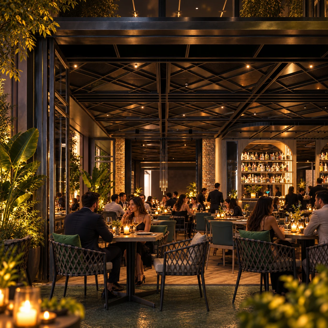 Mojo · Resto / Bar — Bahçeli restoran ve bar tasarımı — proje görseli 9