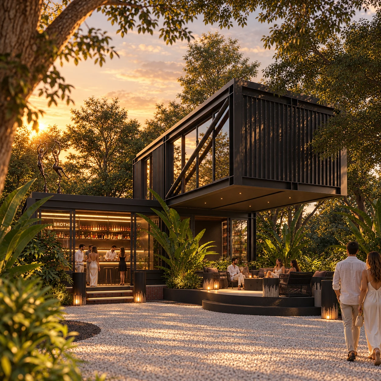 Zai · House of Brothers — Bar ve tadım mekânı mimarisi