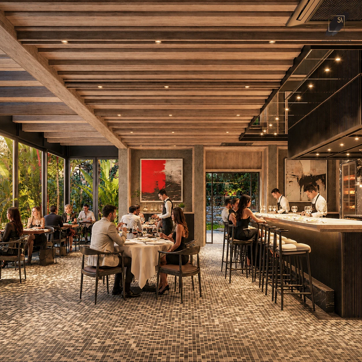 Zai Bodrum — Restoran mimarisi — proje görseli 6
