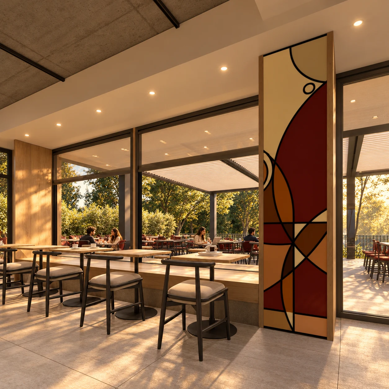 PIER Coffee&Co — Kahve dükkânı iç mimarisi — proje görseli 6