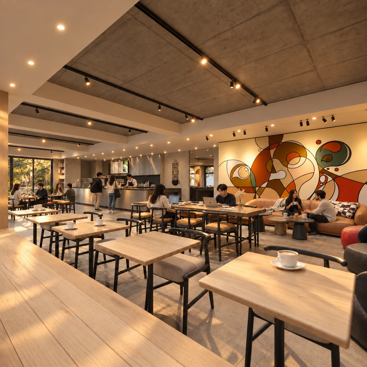 PIER Coffee&Co — Kahve dükkânı iç mimarisi — proje görseli 9