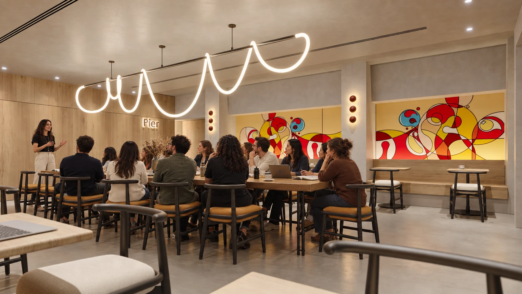 PIER Coffee&Co — Kahve dükkânı iç mimarisi — proje görseli 11