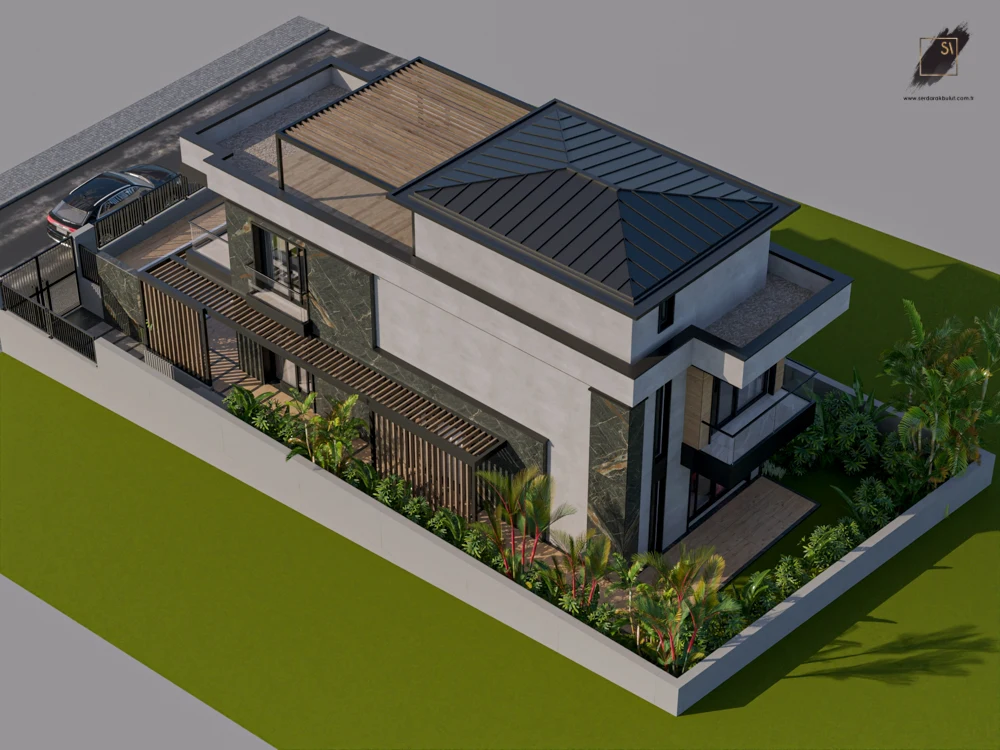 Kuşadası Villa — Villa ve konut mimarisi — proje görseli 5