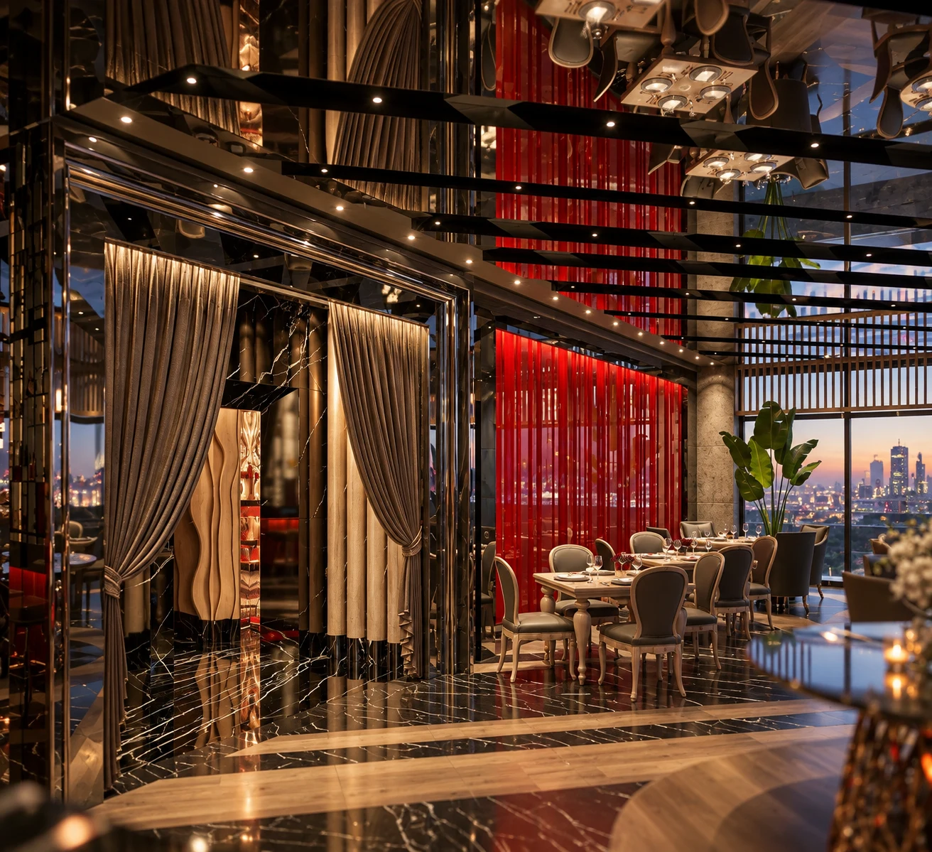 Ramada · Roof Bar — Otel roof bar iç mekânı — proje görseli 4