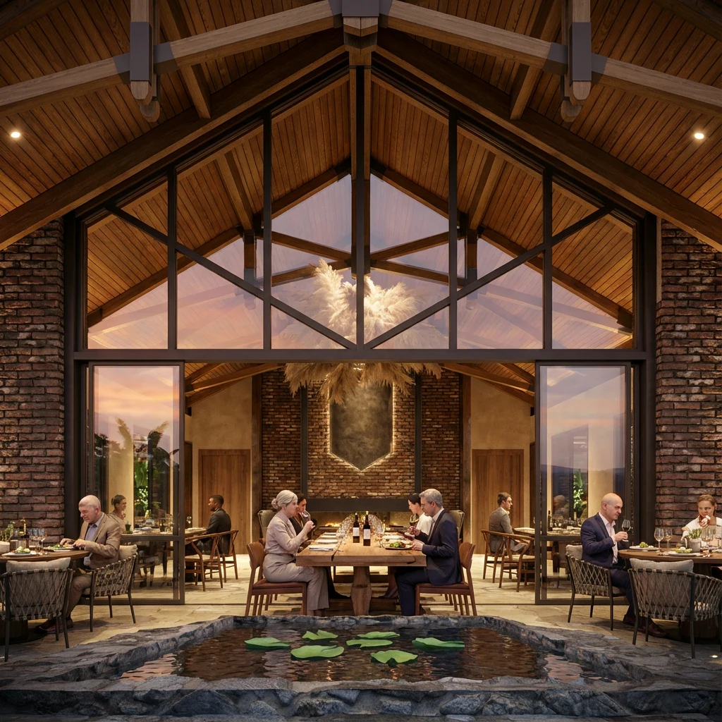 Velin Wine House — Şarap evi ve restoran mimarisi