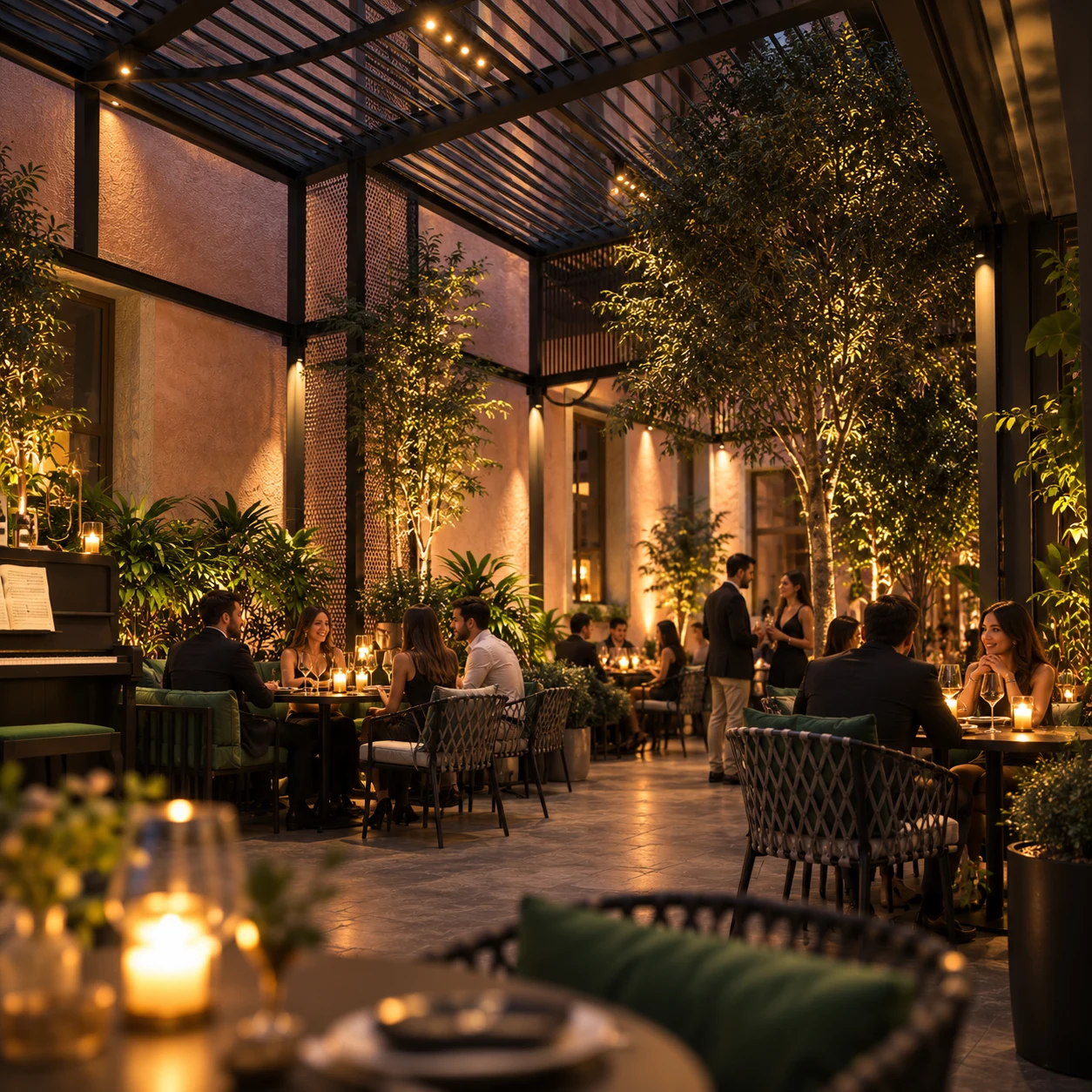 Mojo · Resto / Bar — Bahçeli restoran ve bar tasarımı — proje görseli 10
