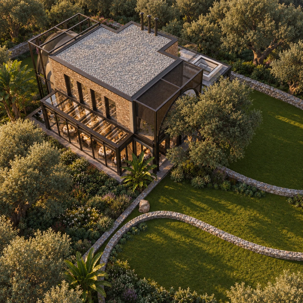 Zai Bodrum — Restoran mimarisi — proje görseli 12