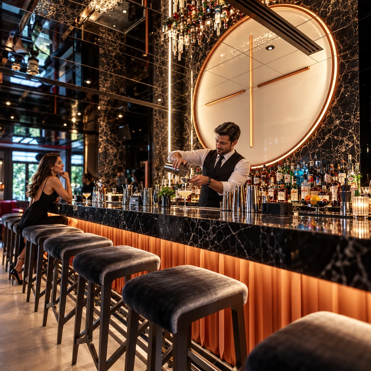 Daze · Akaretler — Restoran ve bar iç mimarisi — proje görseli 4