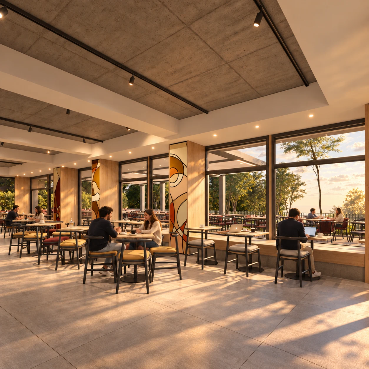 PIER Coffee&Co — Kahve dükkânı iç mimarisi — proje görseli 7