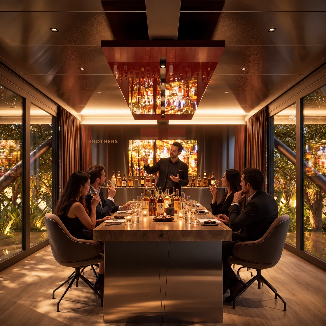 Zai · House of Brothers — Bar ve tadım mekânı mimarisi — proje görseli 4