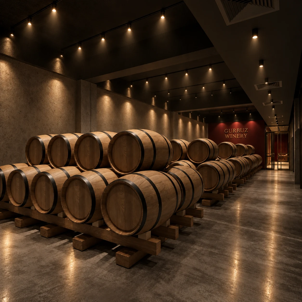 Gürbüz Winery · Mahzen — Mahzen ve restoran iç mimarisi — proje görseli 7
