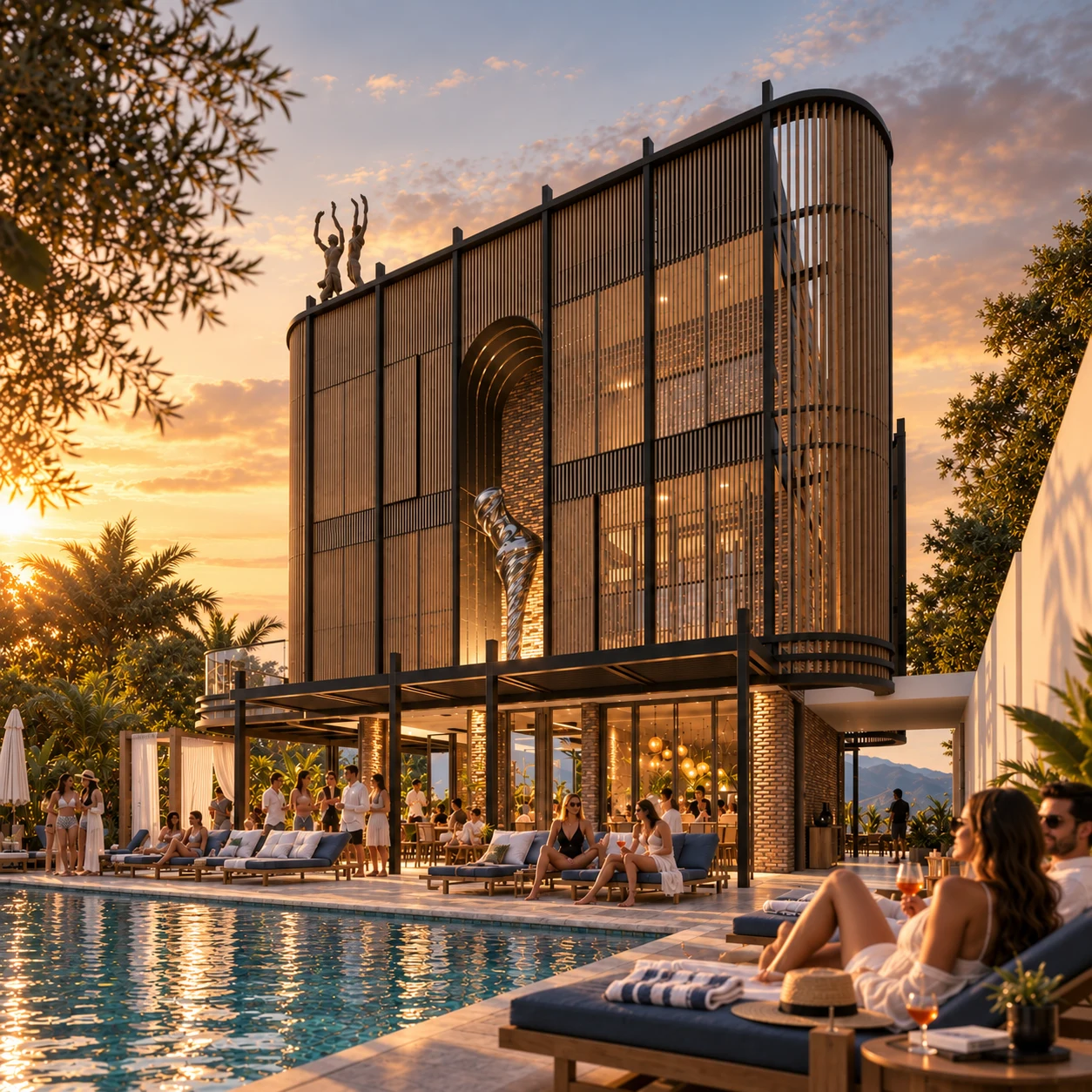 Yalova · Havuz / Restoran / Bar — Sosyal tesis mimarisi — proje görseli 4