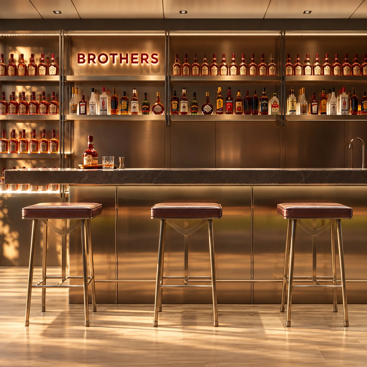 Zai · House of Brothers — Bar ve tadım mekânı mimarisi — proje görseli 7